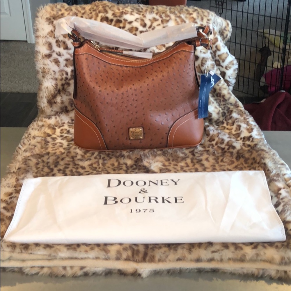 Dooney & Burke NWOT “Ostrich Hobo”